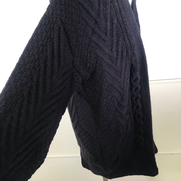 TopShop Long Chunky Cable Knit Cardigan - Picture 3 of 6